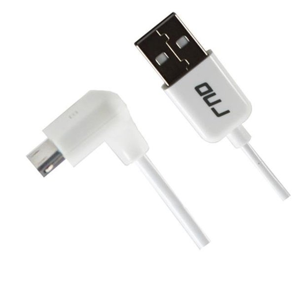 Rnd Accessories RND Accessories Apple Certified 30 Pin Right Angle Cable For Ipad; iPhone 4; Ipod Classic - 3 ft.; White RND-RTAG-3FT-W